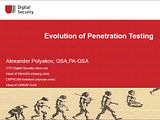 Evolution of Penetration Testing