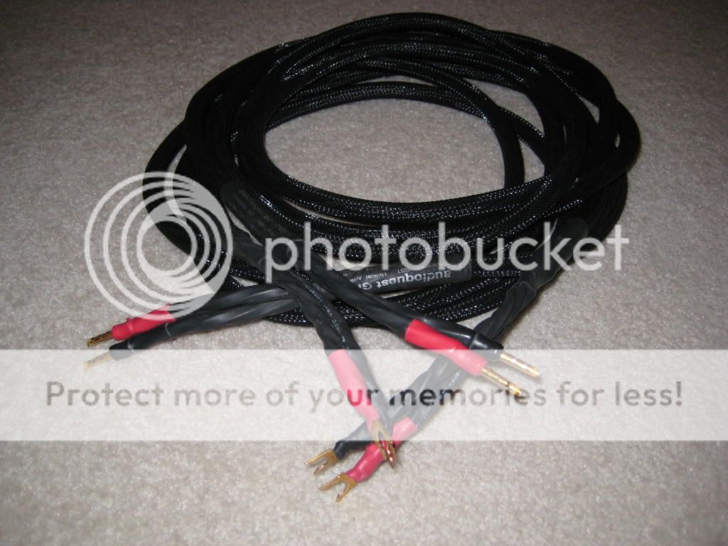 Audioquest GR8 Speaker Cables [see photo] For Sale Canuck Audio Mart