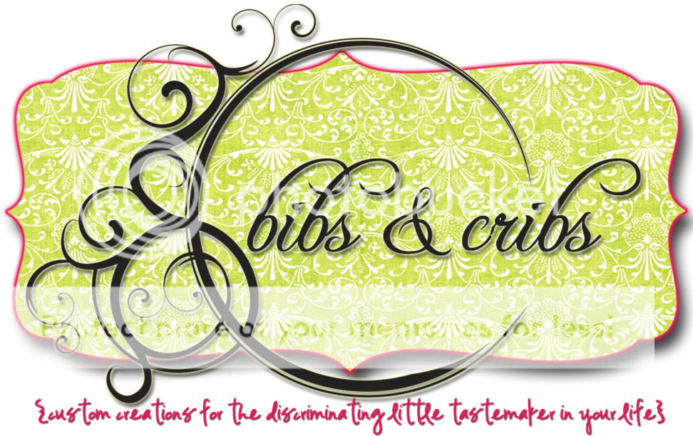 bibs & cribs {custom creations for the discriminating little tastemaker in your life}