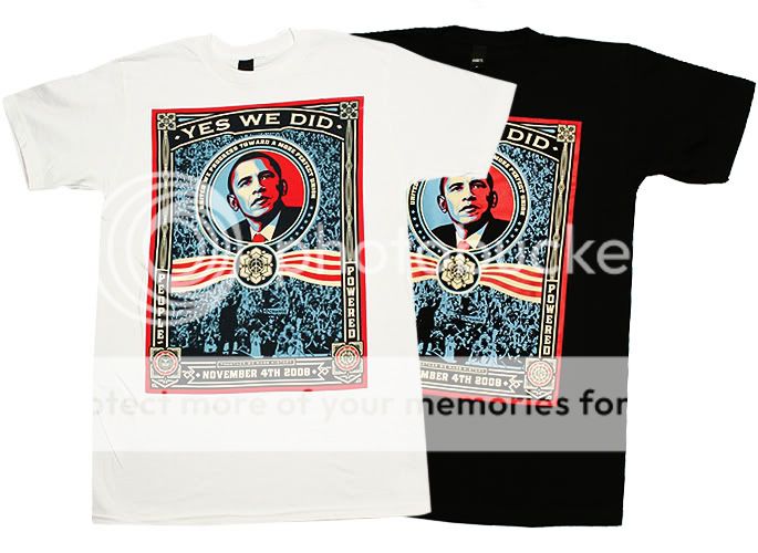 Obey Yes We Did Tee's at Urban Industry Obey Yes We Did Tee's at Urban Industry